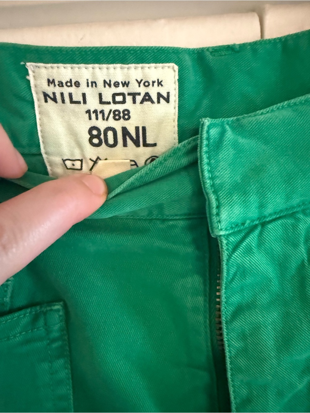Nili Lotan Barrel Leg Perfect Pant - Picture 4 of 8